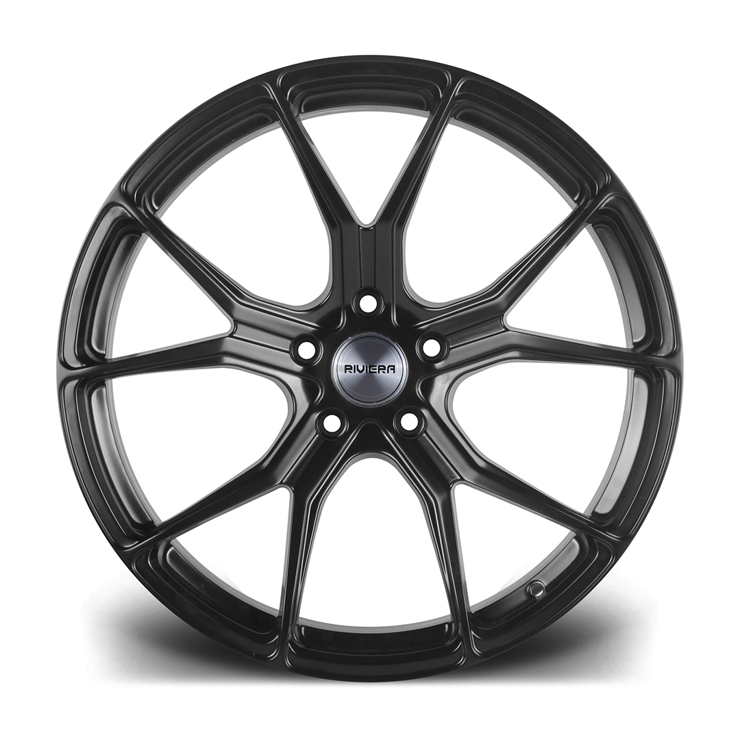 NEW 19" RIVIERA RV192 ALLOY WHEELS IN SATIN BLACK WITH WIDER 9.5" REARS